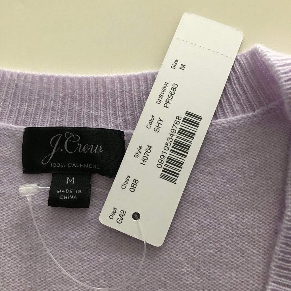 J Crew cashmere v-neck boyfriend sweater